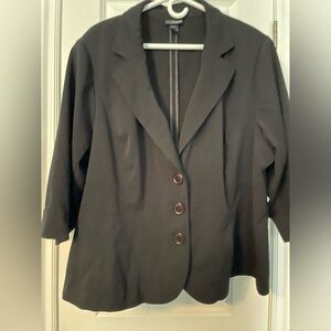 Lane Bryant black suit jacket